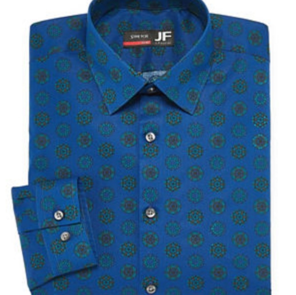 Medallion Print Dress Shirt